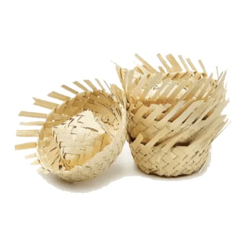Kit 20 /50/100 Mini Chapéu de Palha para Festa Junina Decoração Mesa Doces Lembrancinha Artesanato