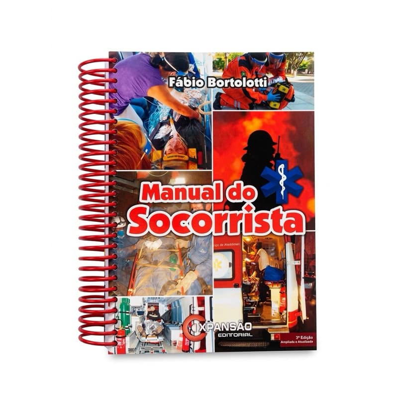 Livro Manual do Socorrista Fábio Bortolotti | Primeiros Socorros Emergência Pré-Hospitalar