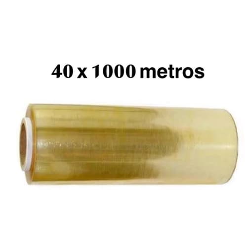 Rolo Bobina Plastico De Filme Pvc 40cm X 1000 Metros