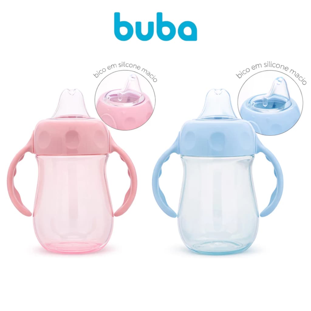 Copo Treinamento Buba Com Alça Silicone 160ml