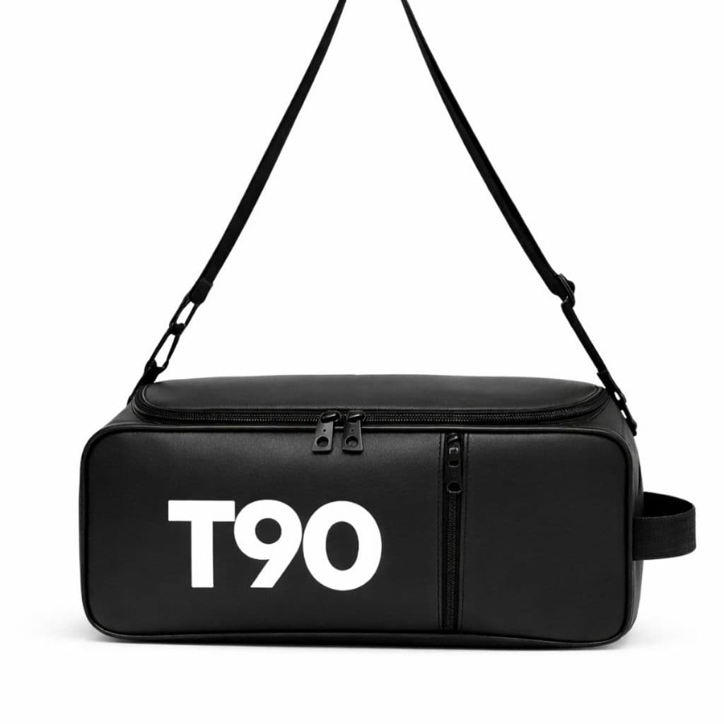 Porta Chuteira T90 Esportiva Couro Sintético Academia Treino