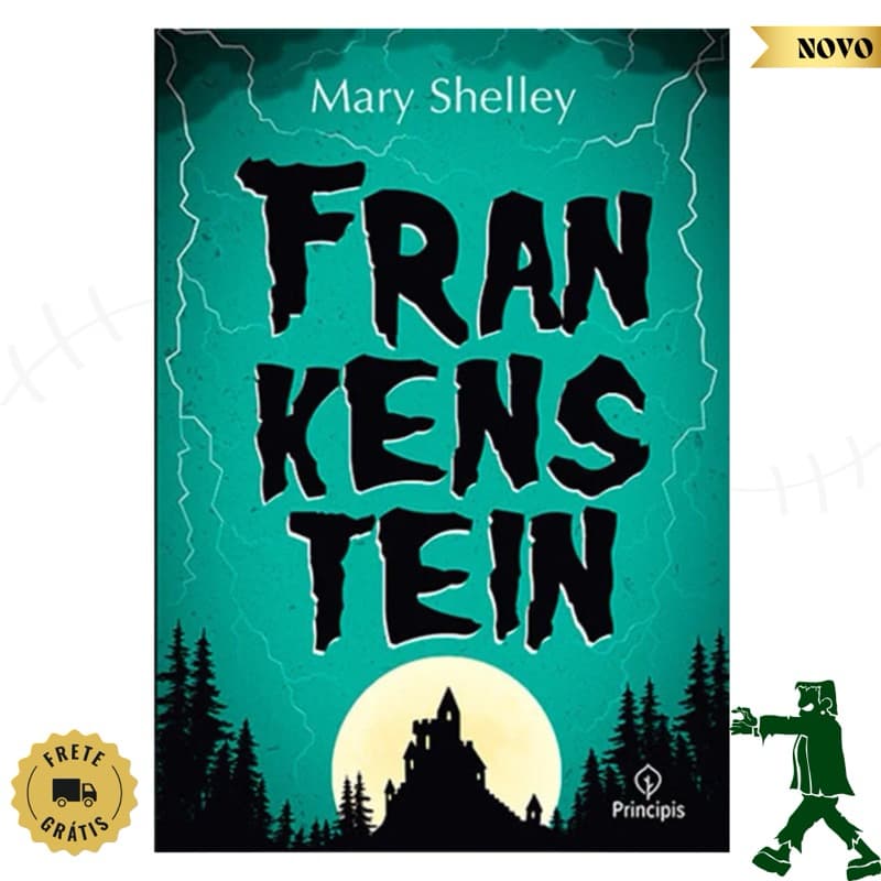 Livro Frankenstein – Mary Shelley | Livro Novo | Terror Clássico