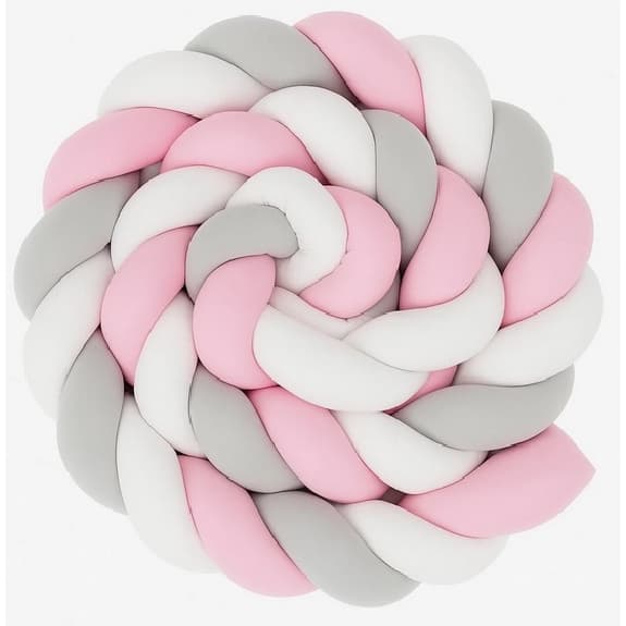 Trança Protetora Lateral Avulsa 4 m para Berço e Cama Montessoriana 100% Algodão