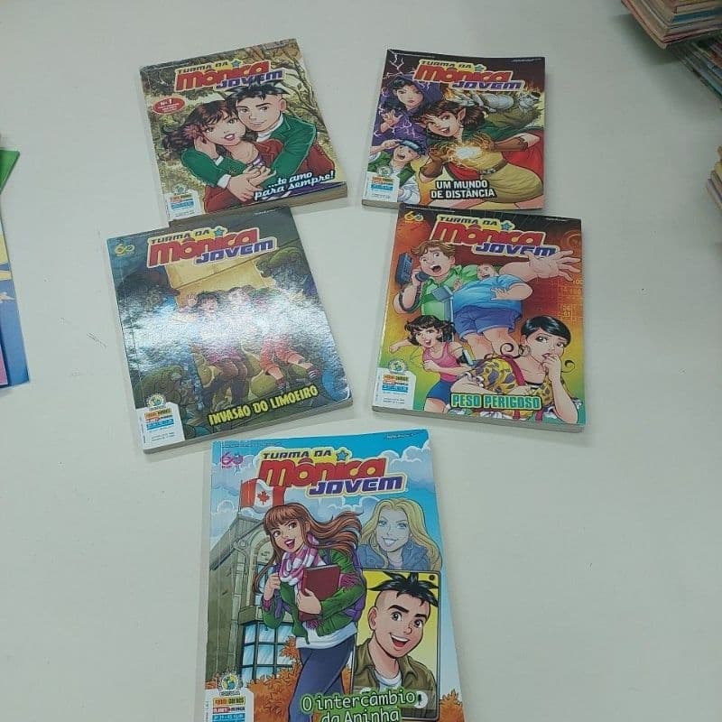 Mônica Jovem 2a. série colecionador edição especial n.1,2 36,37 e 39 Turma da Mônica Jovem