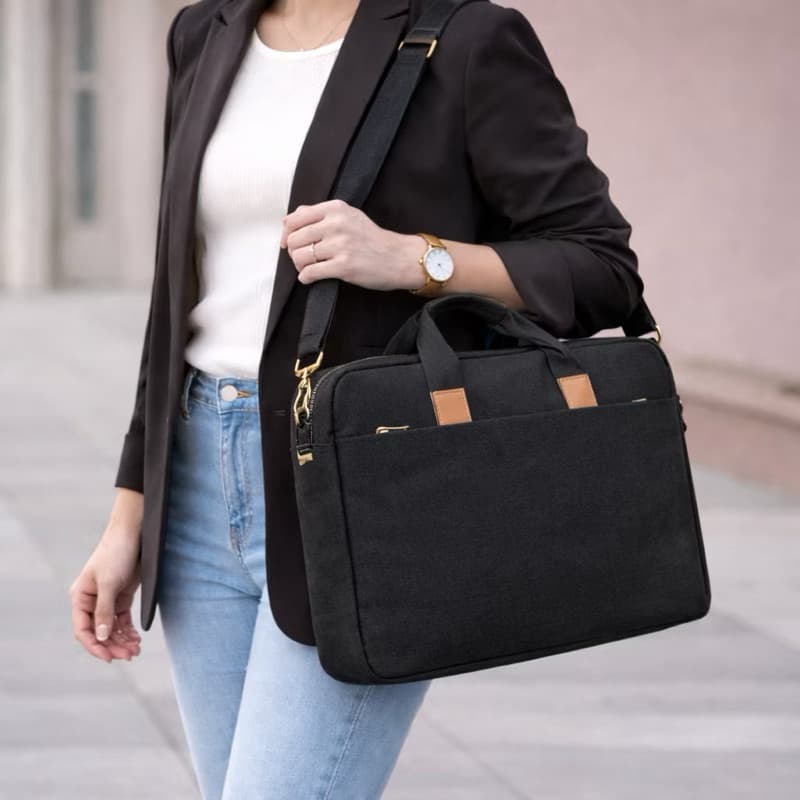 Bolsa para Notebook Sofisticada A Prova d'agua  Alça Capa 15 Polegadas Maleta Protetora Case Pasta