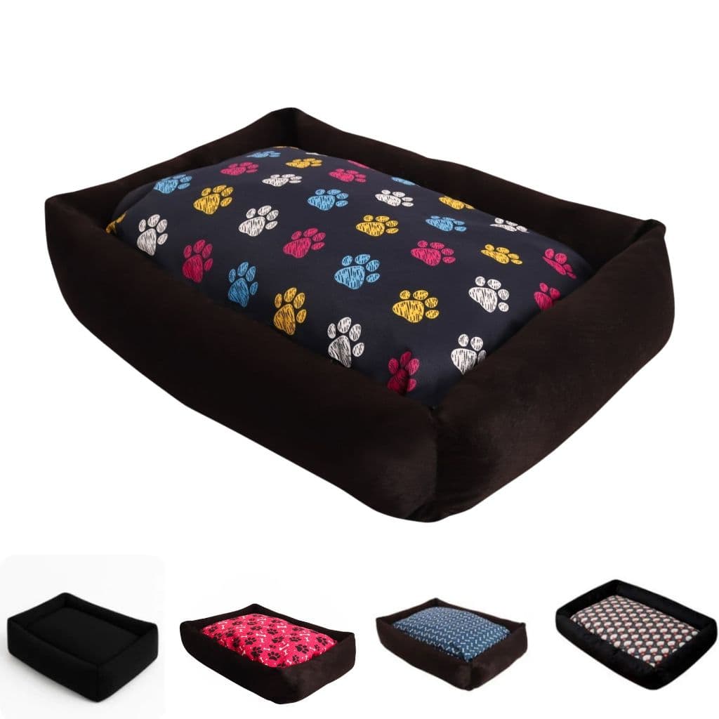 Caminha de Cachorro Grande Cama Pet e Colchonete Gato Impermeável Estampada Porte Pequeno Luxo