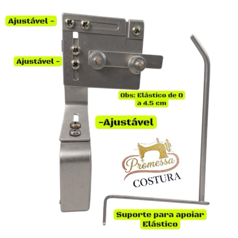 Aparelho De Elástico Universal Para Galoneira, Overloque