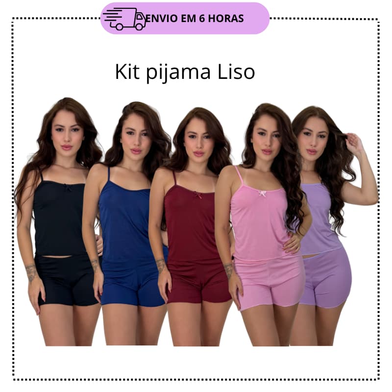 Kit Baby Doll LISO MICRO Short Doll Lingerie Sexy