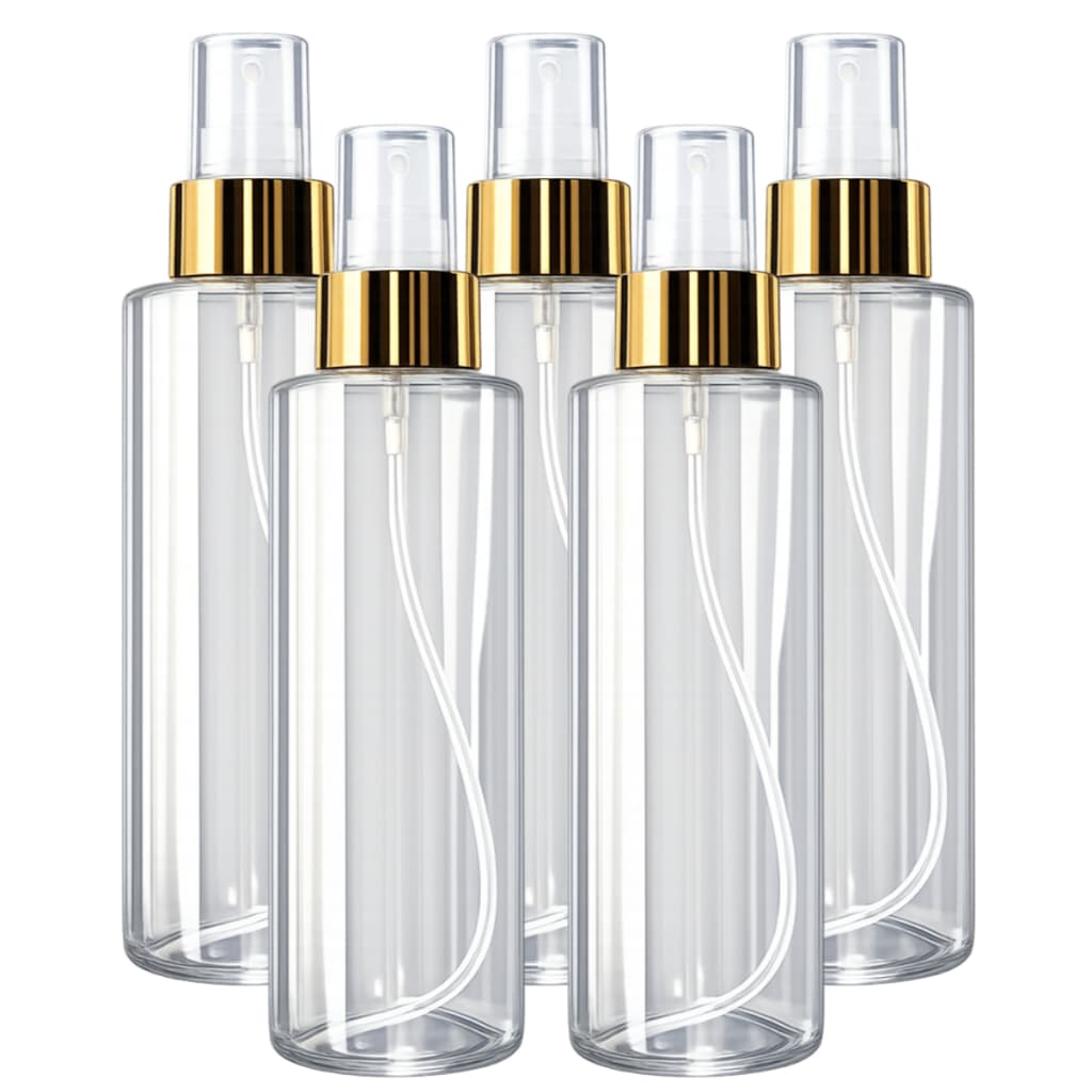 Frasco Para BODY SPLASH Pet 200ml - Válvula dourada