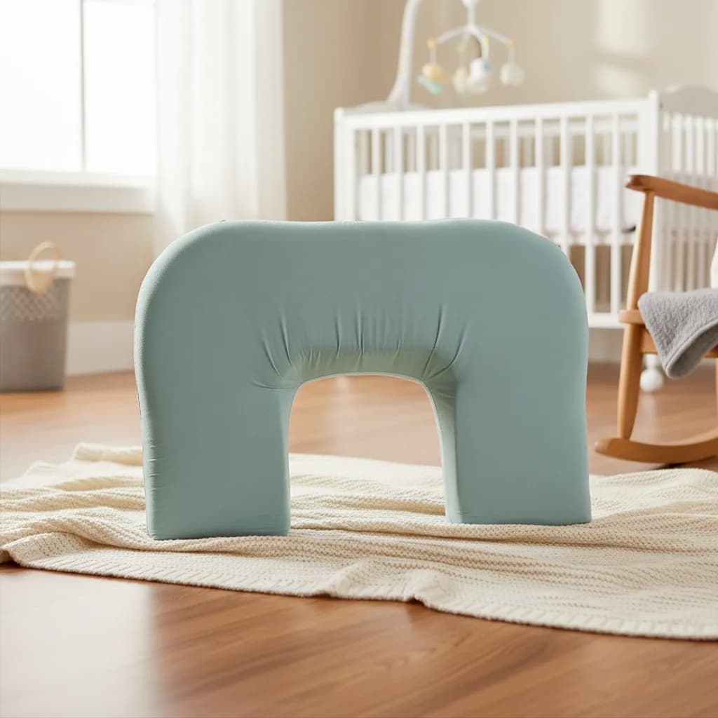 Almofada Amamentação Grande Gêmeos - Cinza - Gemelar