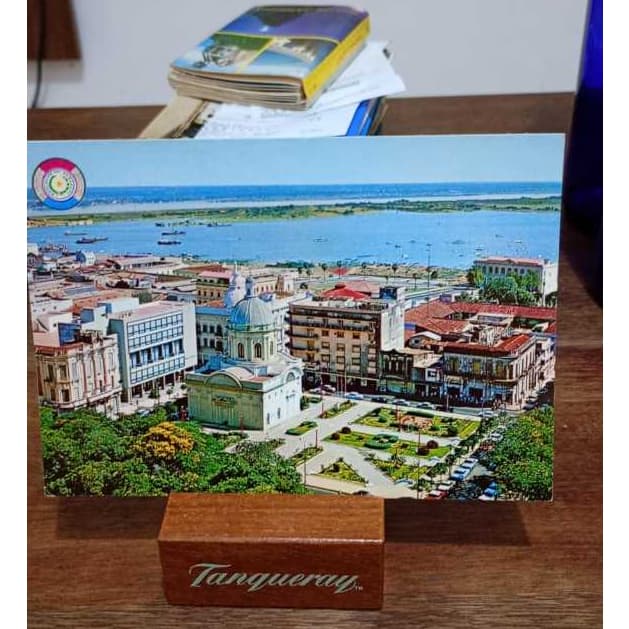 Cartão Postal Antigo - Plaza de la Independecia - Paraguay