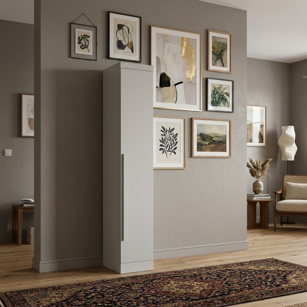 Modulo Safira Casal para Guarda Roupa em MDF 1 Porta Clic Móveis