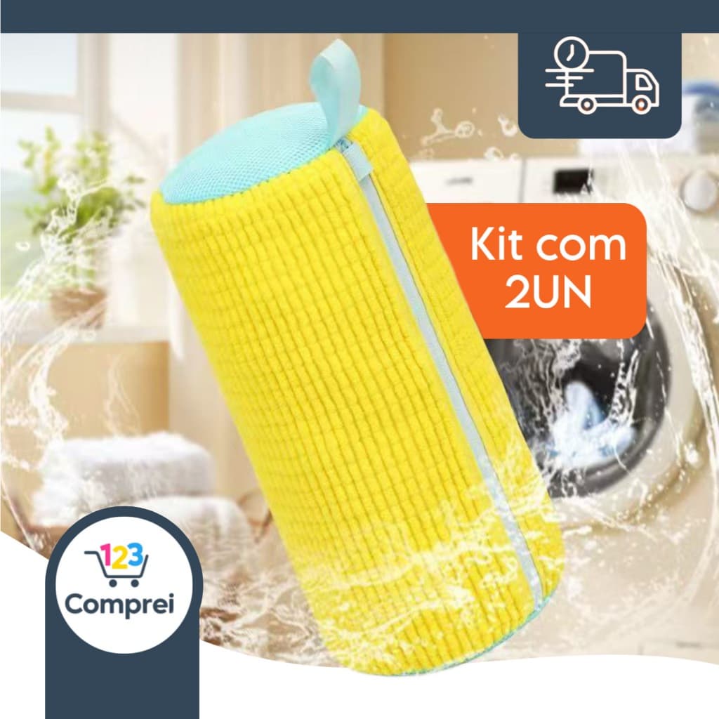 Kit 2 Capas Protetoras para Lavar Tênis – Protege e Limpa sem Danificar Alta Durabilidade