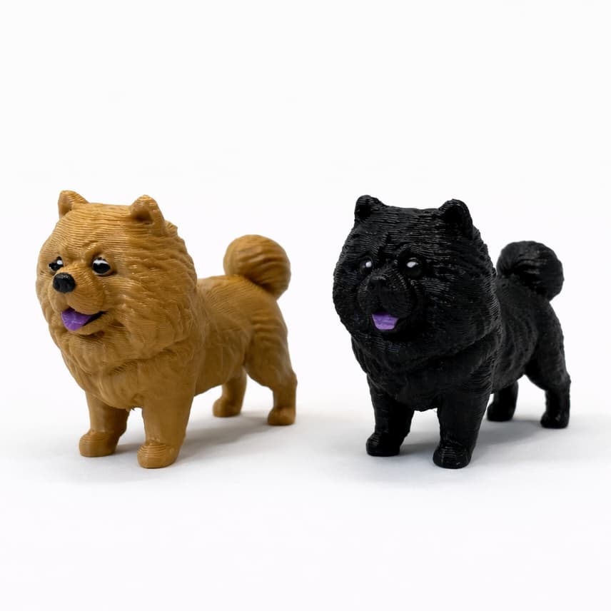 Chow Chow - Cachorro Miniatura - Seu Pet em Miniatura - Decoração e Chaveiro