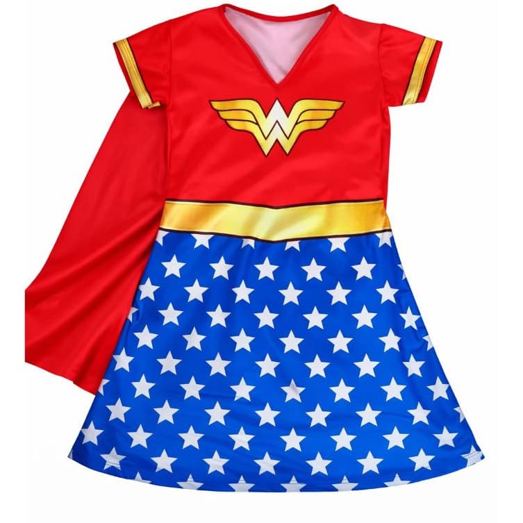 FANTASIA INFANTIL MULHER MARAVILHA MENINA