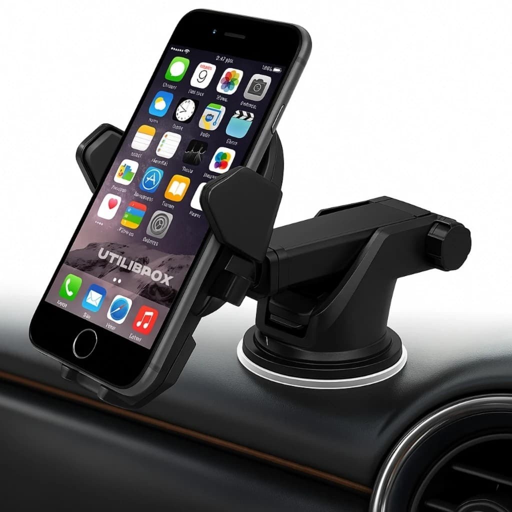 Suporte Celular GPS Veicular Carro Universal Automóvel Saída Ar Grampo Ajustável