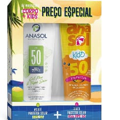 Kit Anasol Fps 50 120g + Anasol  kids Fpd 50 100g