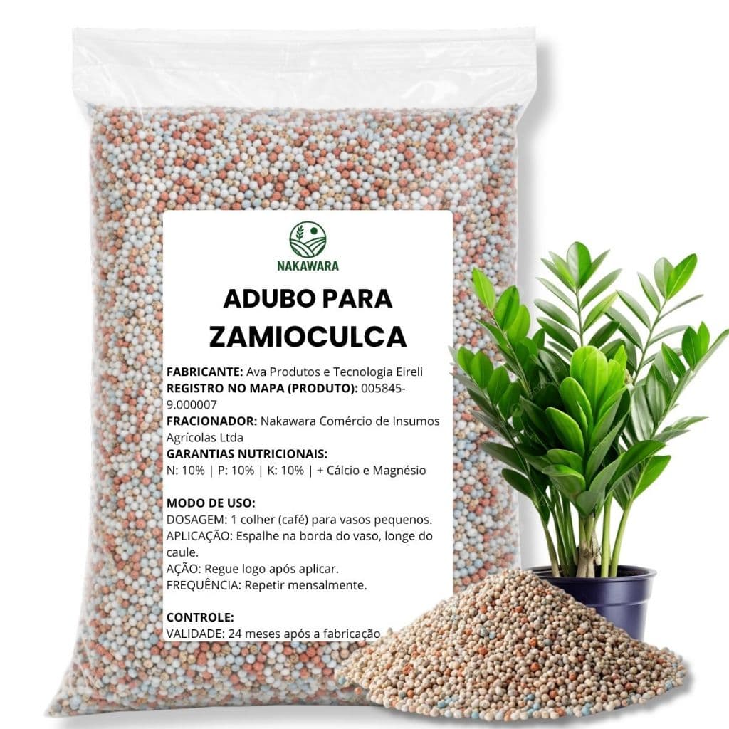 Adubo Fertilizante para Zamioculca NPK Completo – Crescimento Forte e Folhas Verdes