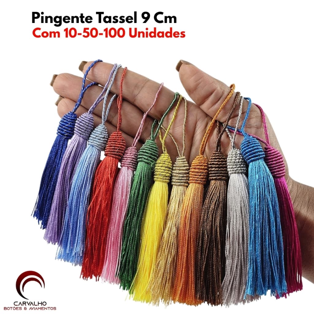 Tassel Tulipa Aplique Pingente De Seda 9 cm Com 10 Unidade ou 50 Unidades 100 Unidade Tassel de Luxo