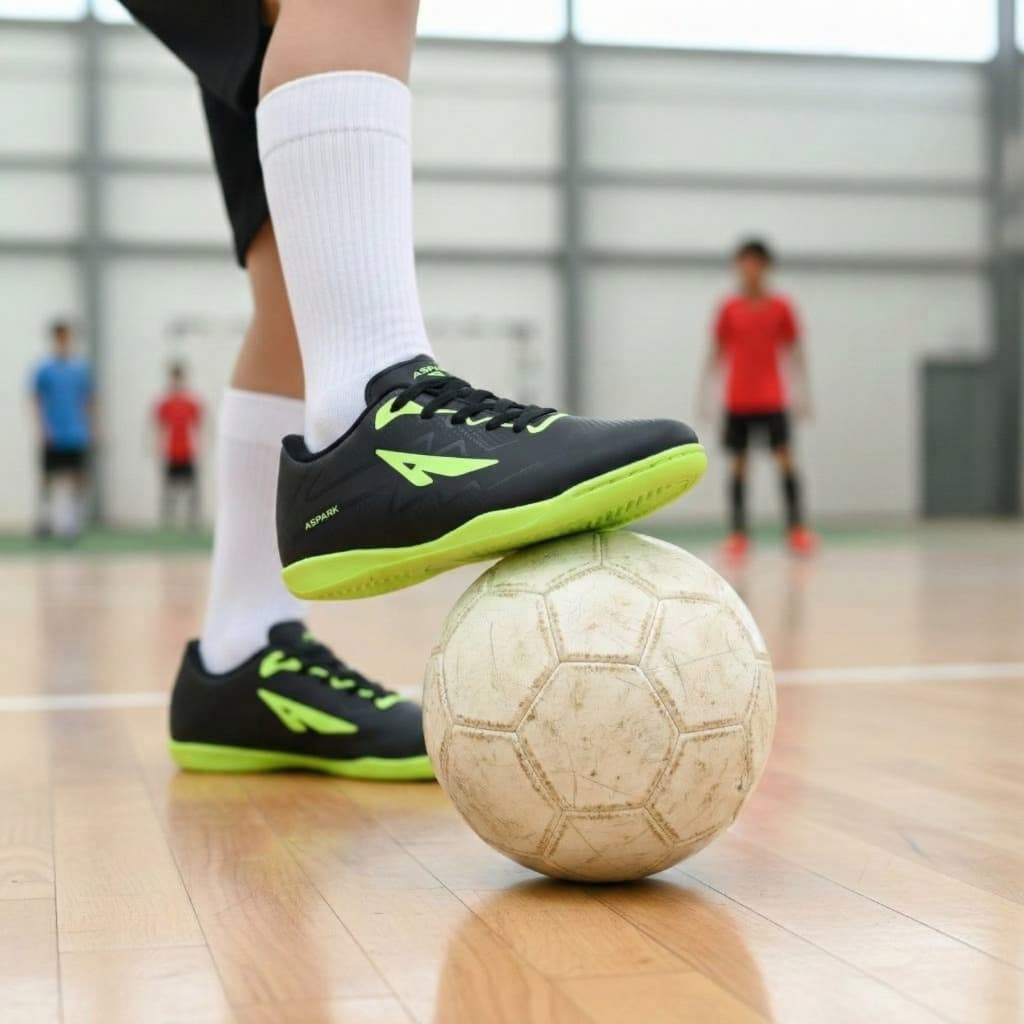 Chuteira Futsal Infantil Costurada 26 ao 33 Menino e Menina Quadra Salão Antiderrapante