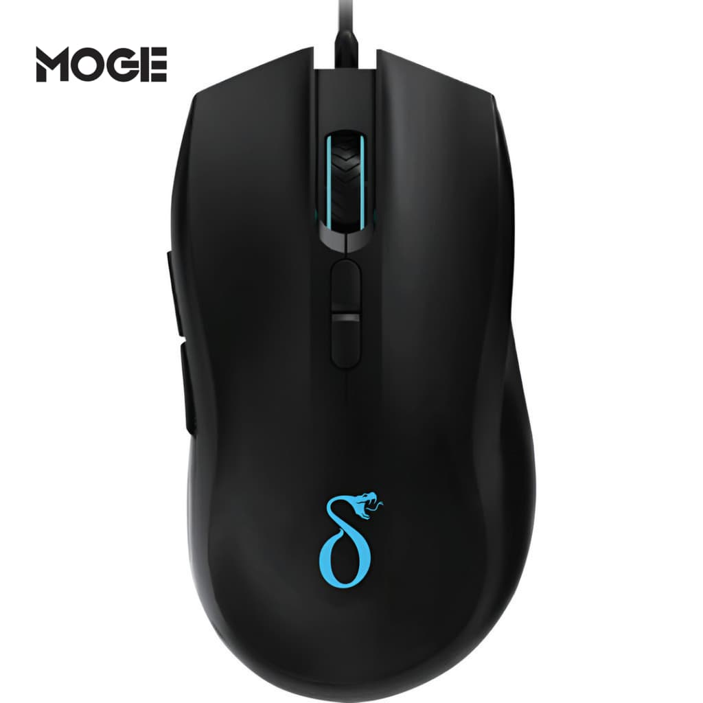 Mouse Gamer RGB com Fio | 4800 DPI Ajustável | 7 Botões | USB | Alta Precisão
