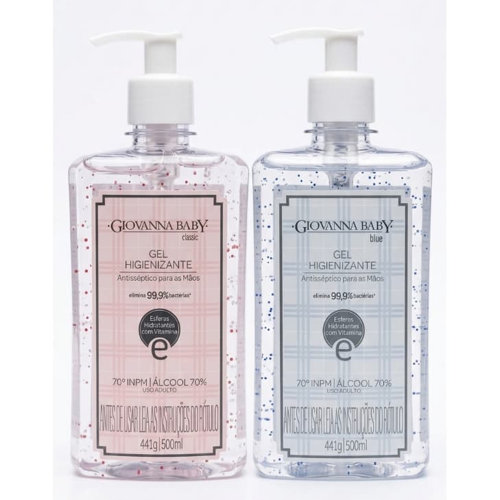 Giovanna Baby Álcool Gel 500ml Kit Promocional