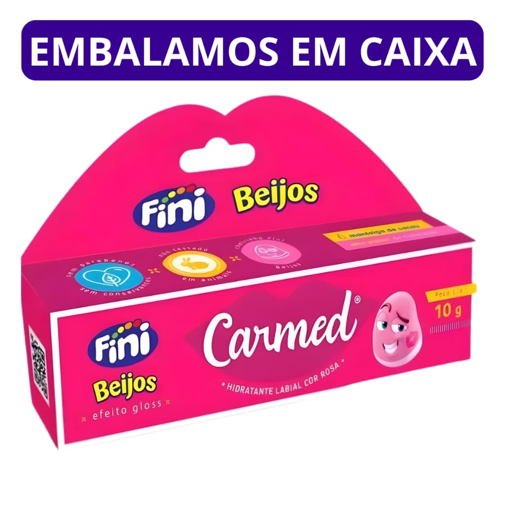 Hidratante Labial Carmed Fini Beijos - Bisnaga 10g