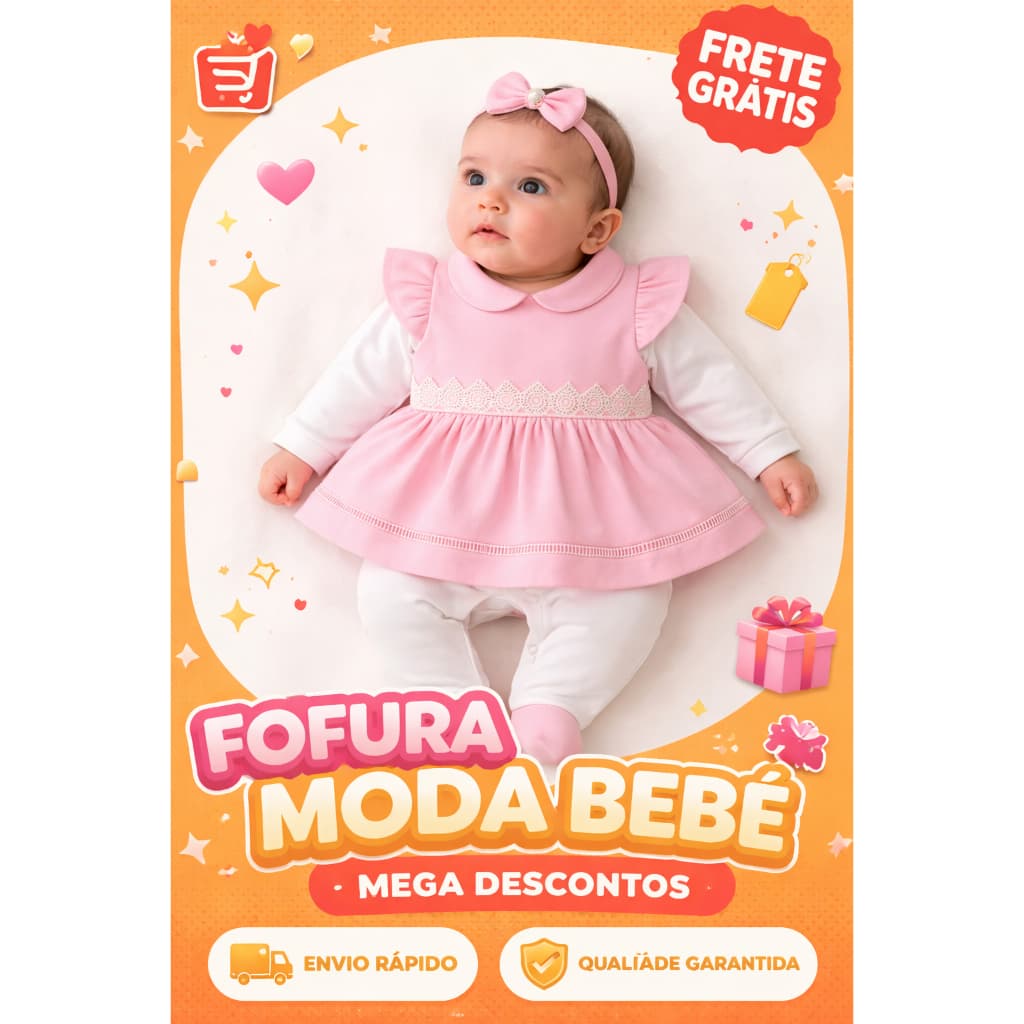 Saída Maternidade 5 Peças Lavínia – Delicadeza, conforto e elegância para os primeiros momentos do bebê