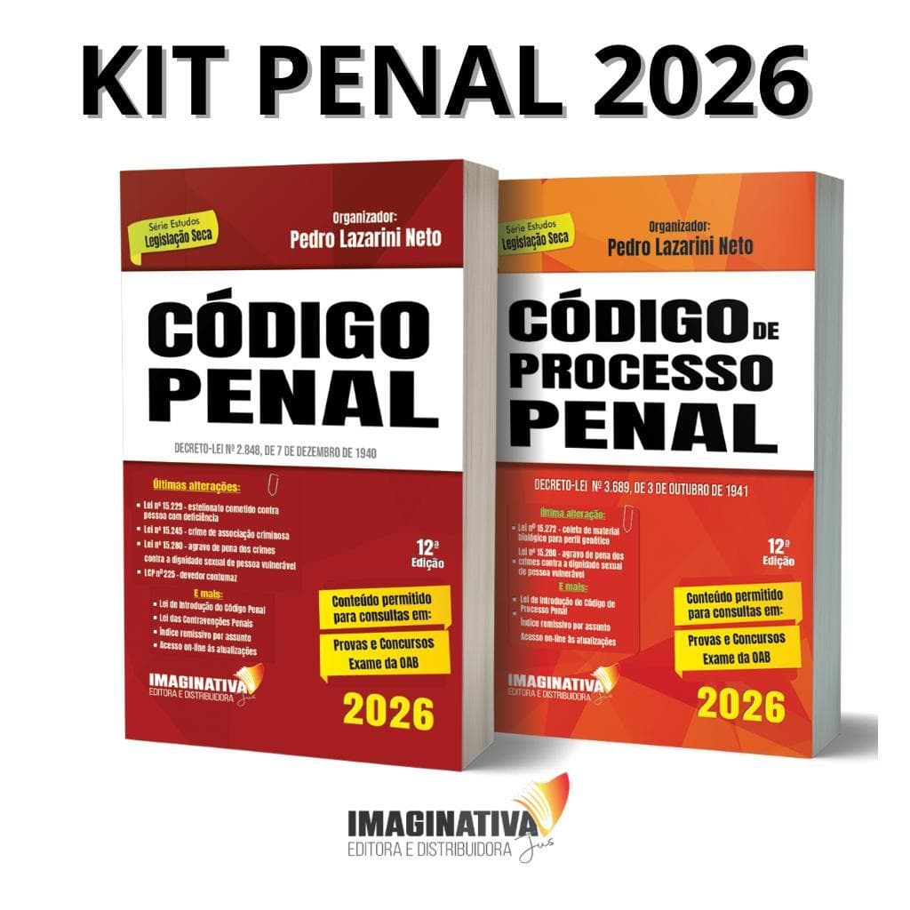 Código Penal + Processo Penal 2026