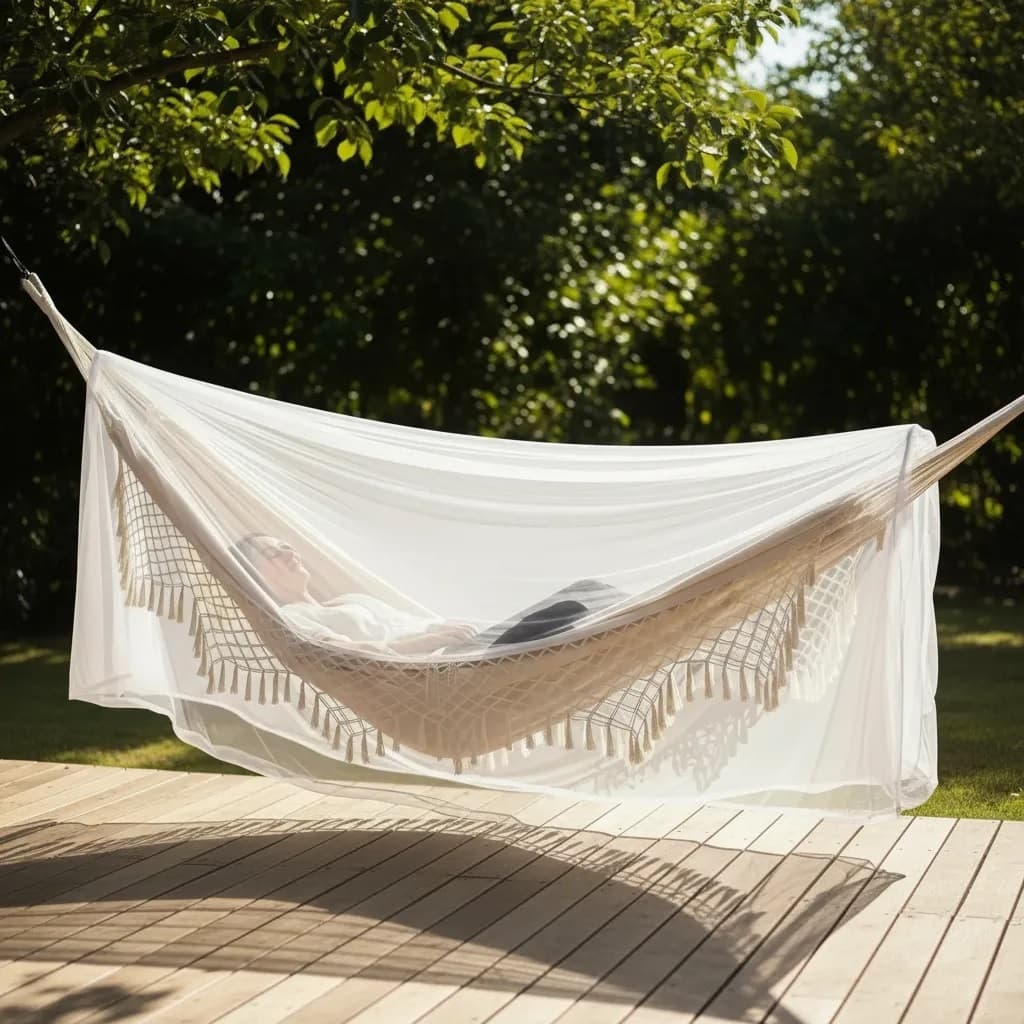 Mosquiteiro Para Rede Tradicional Anti-inseto / Mosquito - Tamanho 1.60m x 3.20m