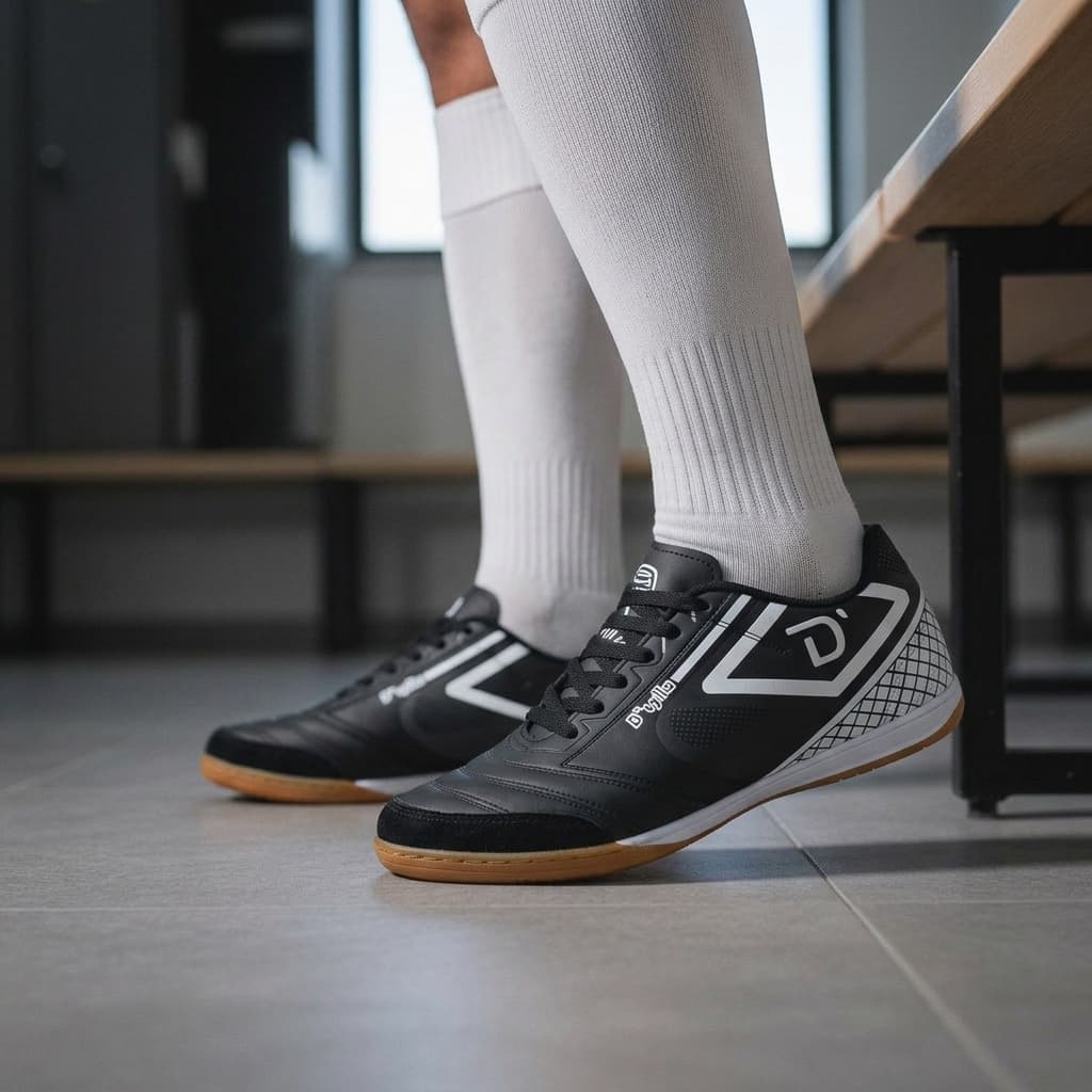 Chuteira Masculina Futsal Solado Costurado Conforto e Resistência para Atletas 34 ao 43