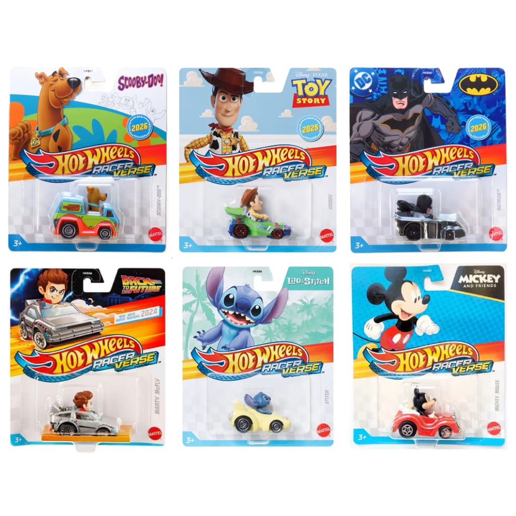 Miniatura Racerverse Hot Wheels Mattel Escala 1:64 Ref. HKB86 Carrinho Diecast