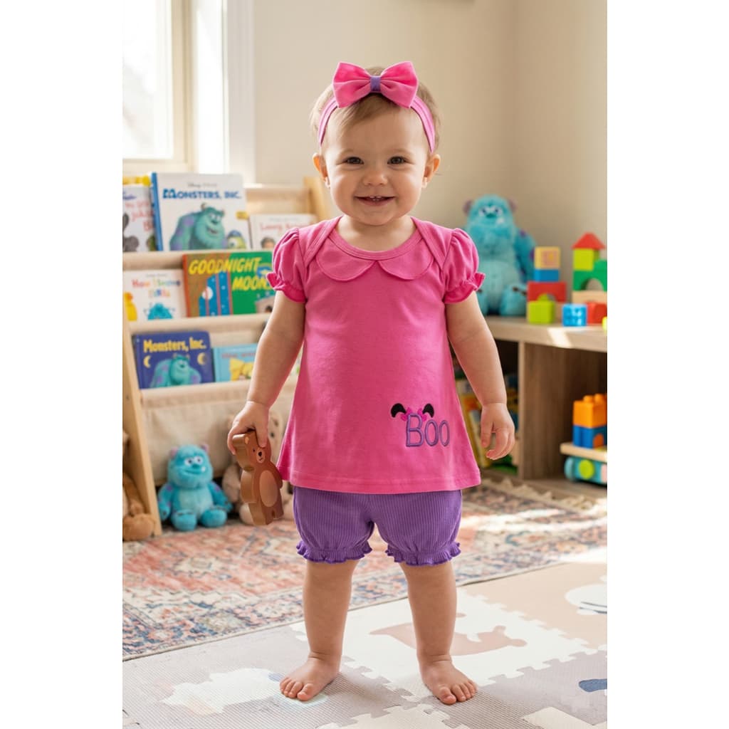 Fantasia Boo Monstros SA - Bebês - Mesversario Infantil