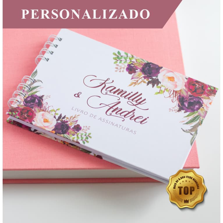 Caderno de mensagens - Livro de assinaturas