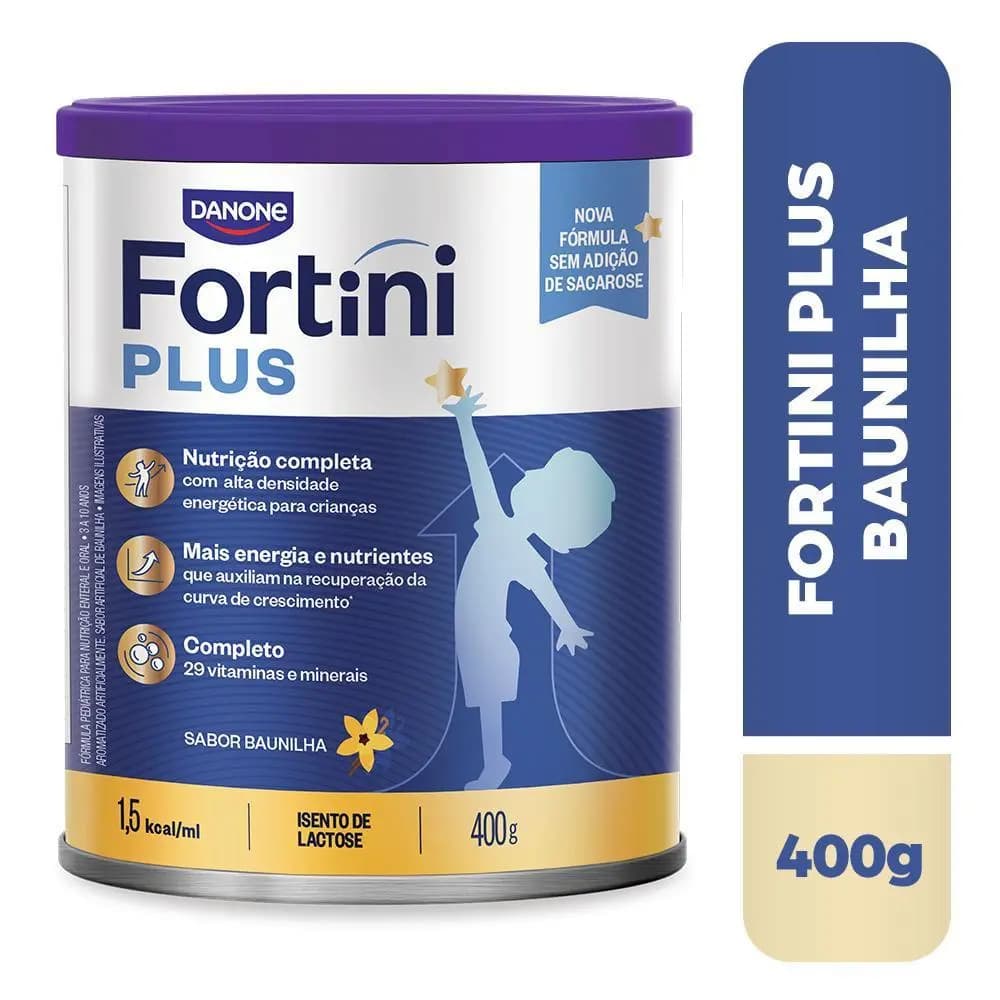 Fortini Plus 400g Sabor Baunilha - Danone