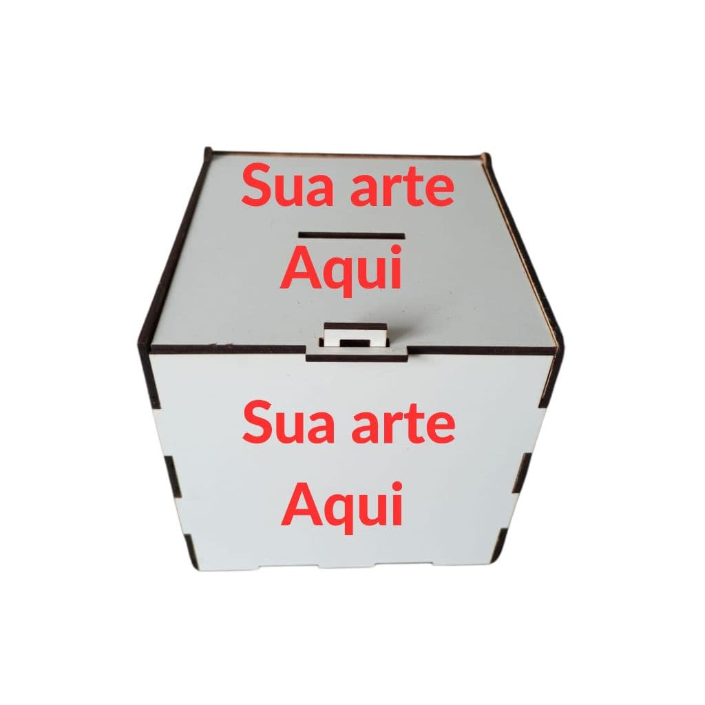 Kit com 2 Cofre/Urna em MDF Personalizado