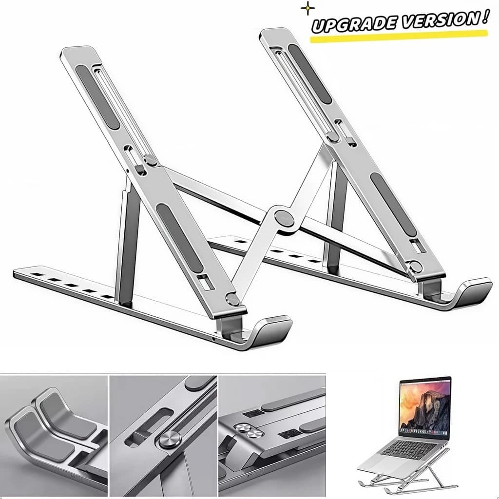 Suporte Notebook Alumínio Dobrável | Portátil Refrigerador Home Office