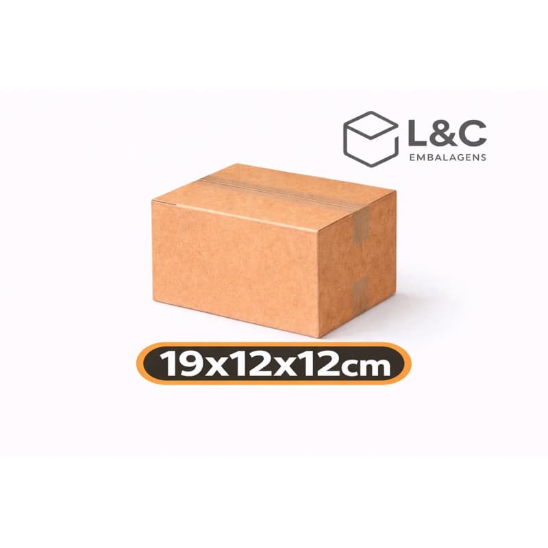Kit 25, 50 ou 100 Caixas de Papelão 19x12x12 – Reforçadas | Envio Imediato