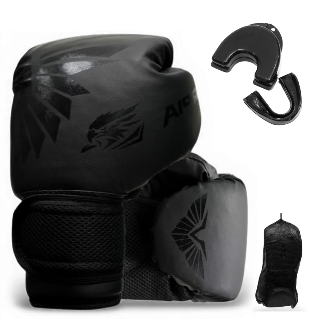Kit Luva de Boxe/ Muay Thai + Bucal e Sacola de Brinde - Harpia