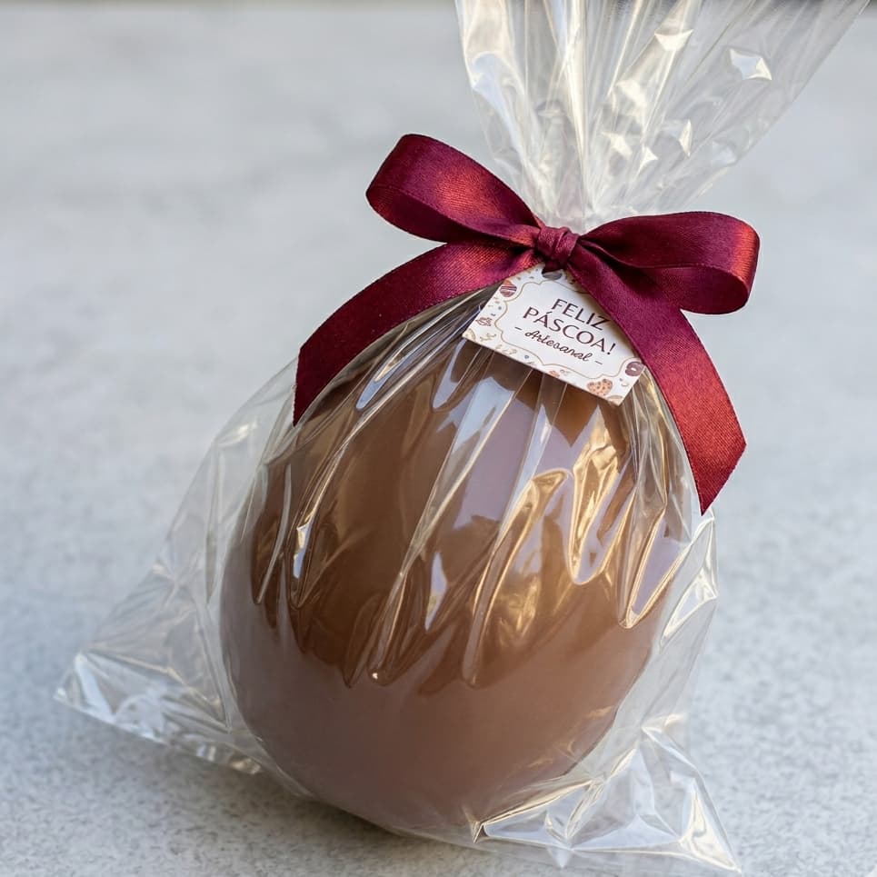 Kit 100 Sacos de Embalagem Ovos de Pascoa Transparente Sem Abas com Qualidade e Resistencia