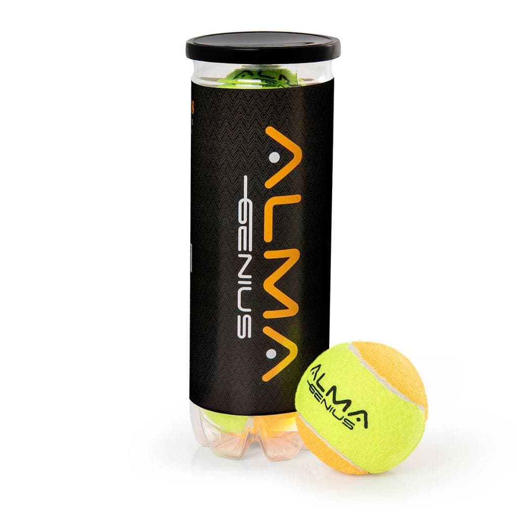 Kit Com 3 Unidades Bola Beach Tennis Stage 2 Profissional Alma Genius