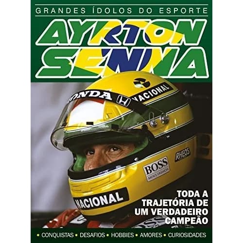 Livro Grandes ídolos do esporte - Ayrton Senna