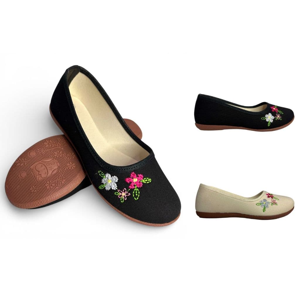 Sapatilha Infantil Feminina Tecido Bordada 25 ao 33 Várias Cores