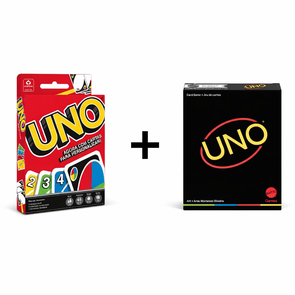 Jogos de Carta Uno & Uno Black Baralho Alta Qualidade Cartas Diversão Entretenimento Amigos