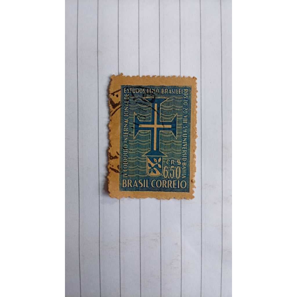 Selo Postal “Congresso Internacional de Estudos Luso-Brasileiros” – Brasil CorreioS