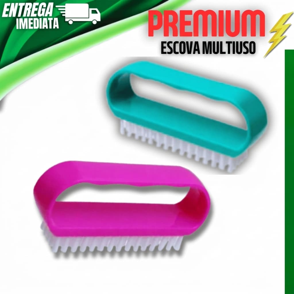 Kit Com Unidades De Escova Multiuso Premium Para Limpeza de Tênis e Roupas