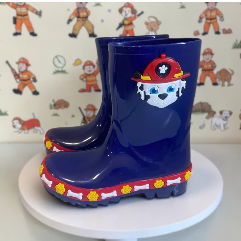 Galocha Cano Alto Infantil Menino Personagens Divertido e Confortável