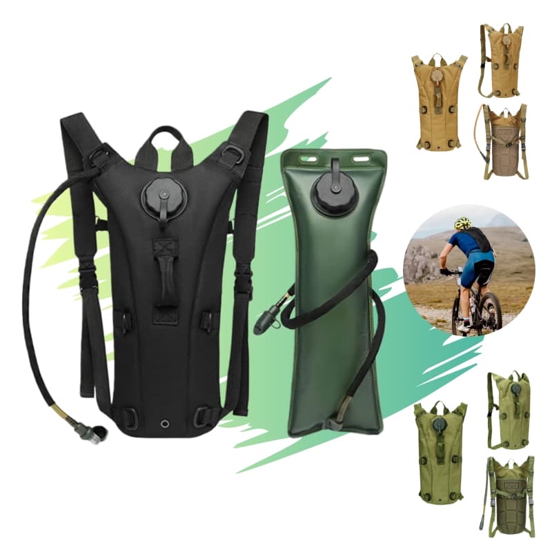 3L Mochila De Hidratação Tipo Camelbak Adequado para ciclismo, camping e esportes ao ar livre