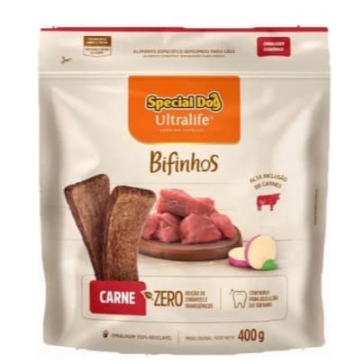 Bifinho Special Dog Ultralife Sabor Carne 400g