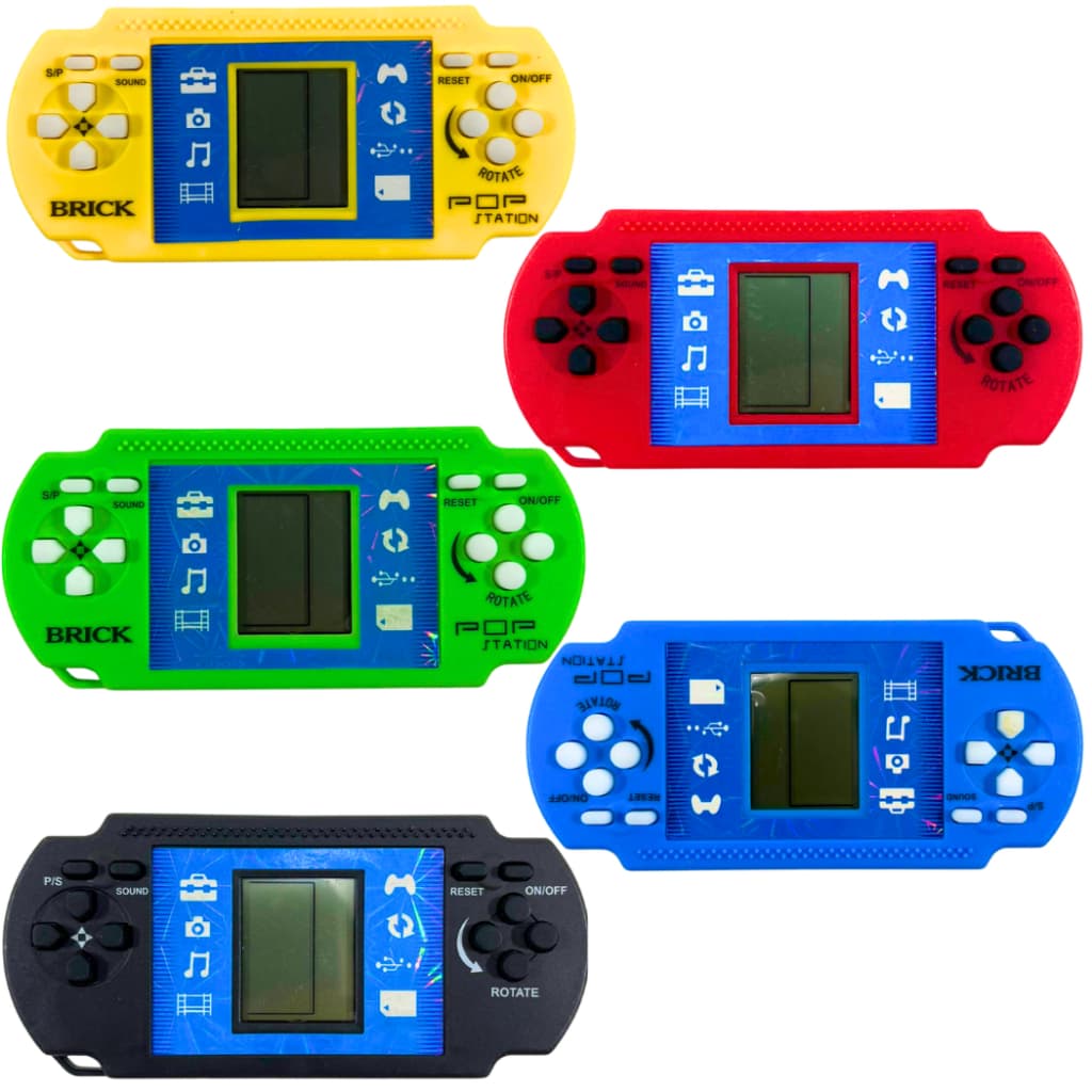 Kit Quantidade Mini Game Portátil Mão Eletrônico Varios Jogos Atacado